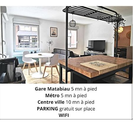 Chez Serge - Petit Matabiau - 2/4 Pers - Pkg/Centre Toulouse Bagian luar foto